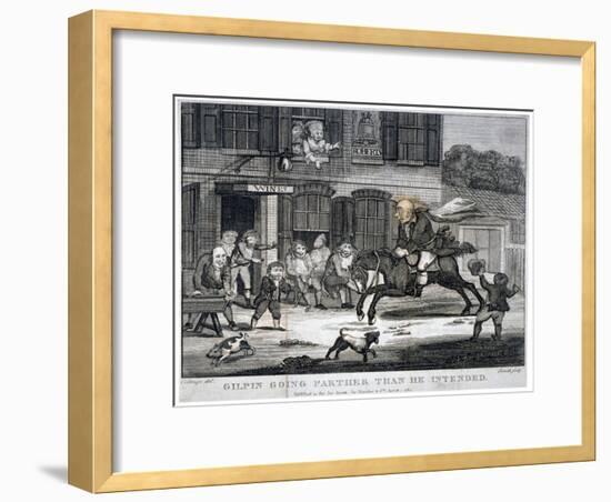 Gilpin Going Farther Than He Intended, 1784-Smith-Framed Giclee Print