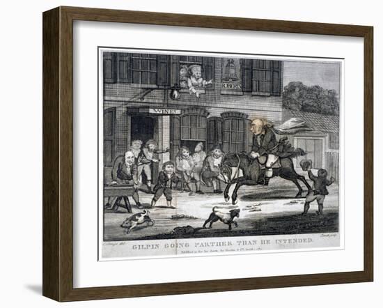 Gilpin Going Farther Than He Intended, 1784-Smith-Framed Giclee Print