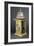 Gilt Bronze Clock with Large Bronze Bell-null-Framed Giclee Print