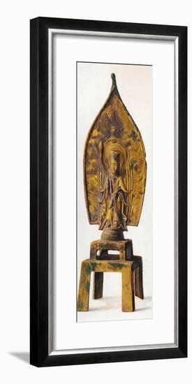 'Gilt Bronze Figure of Kuan-Yin', 334 AD, (1936)-Unknown-Framed Photographic Print