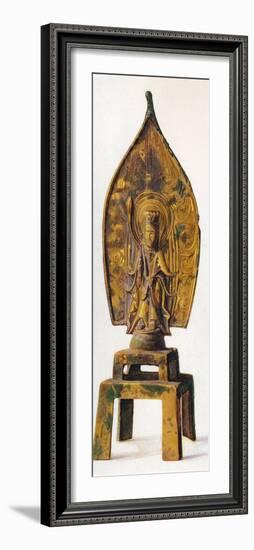 'Gilt Bronze Figure of Kuan-Yin', 334 AD, (1936)-Unknown-Framed Photographic Print