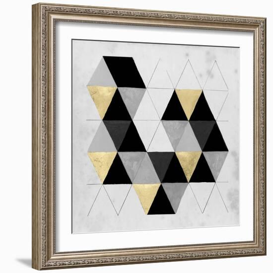 Gilt Geometry III-Naomi McCavitt-Framed Art Print