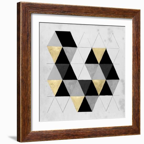 Gilt Geometry III-Naomi McCavitt-Framed Art Print