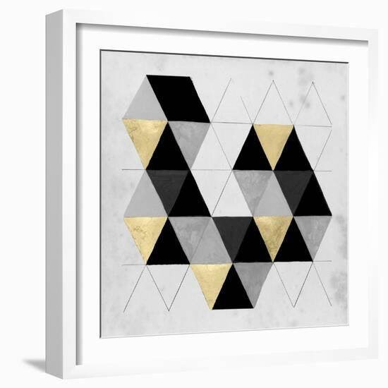 Gilt Geometry III-Naomi McCavitt-Framed Art Print