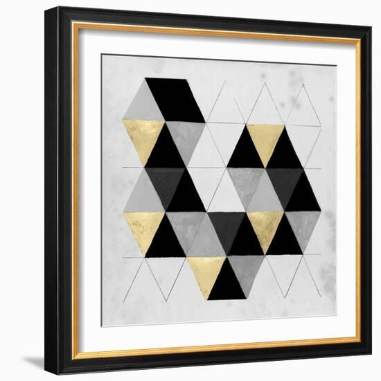 Gilt Geometry III-Naomi McCavitt-Framed Art Print