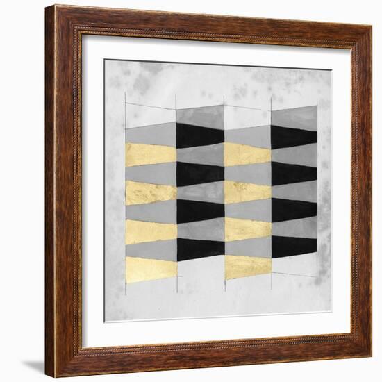 Gilt Geometry VI-Naomi McCavitt-Framed Art Print