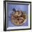 Gilt Silver Hen with Seven Chicks-null-Framed Giclee Print