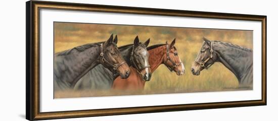 Giltedge, Custom Made, Biko and Prince Panache-Sandra Lawrence-Framed Giclee Print