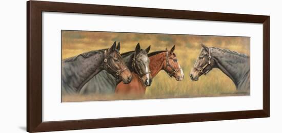 Giltedge, Custom Made, Biko and Prince Panache-Sandra Lawrence-Framed Giclee Print