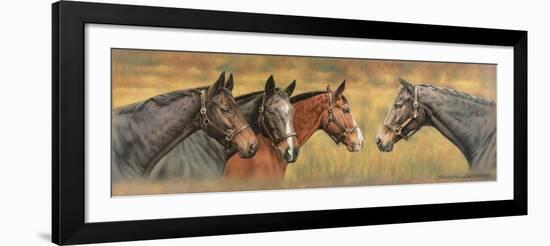 Giltedge, Custom Made, Biko and Prince Panache-Sandra Lawrence-Framed Giclee Print