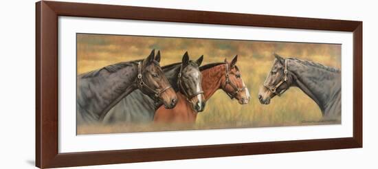 Giltedge, Custom Made, Biko and Prince Panache-Sandra Lawrence-Framed Giclee Print