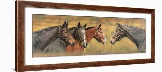 Giltedge, Custom Made, Biko and Prince Panache-Sandra Lawrence-Framed Giclee Print