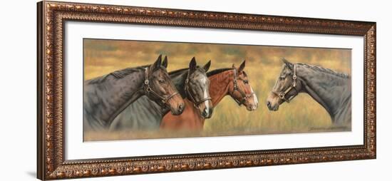 Giltedge, Custom Made, Biko and Prince Panache-Sandra Lawrence-Framed Giclee Print