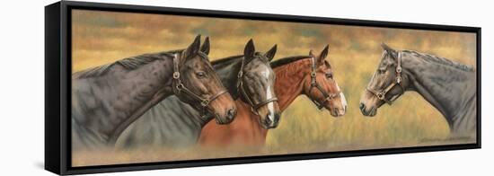 Giltedge, Custom Made, Biko and Prince Panache-Sandra Lawrence-Framed Premier Image Canvas