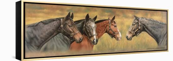 Giltedge, Custom Made, Biko and Prince Panache-Sandra Lawrence-Framed Premier Image Canvas