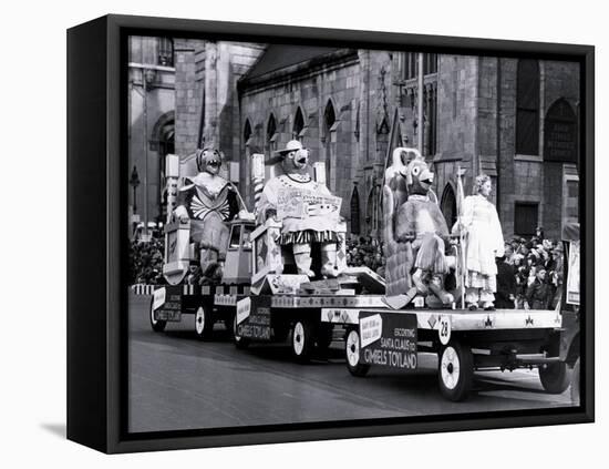 Gimbels Parade Float, Philadelphia, Pennsylvania-null-Framed Stretched Canvas