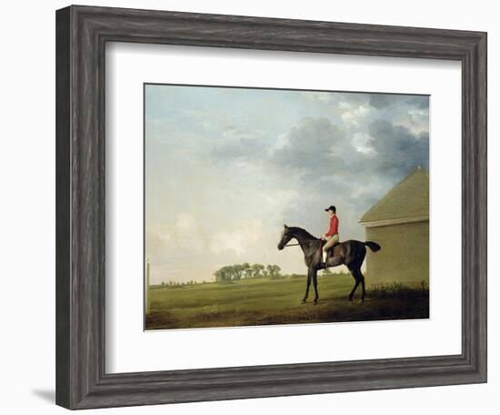 Gimcrack with John Pratt Up on Newmarket Heath, 1765-George Stubbs-Framed Giclee Print