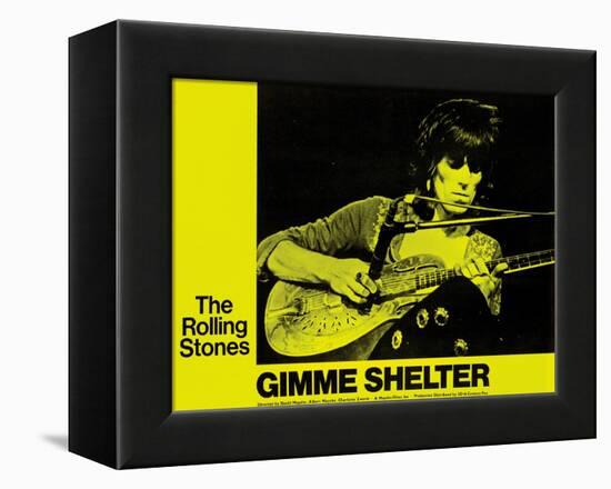 Gimme Shelter, Keith Richards, 1970-null-Framed Stretched Canvas