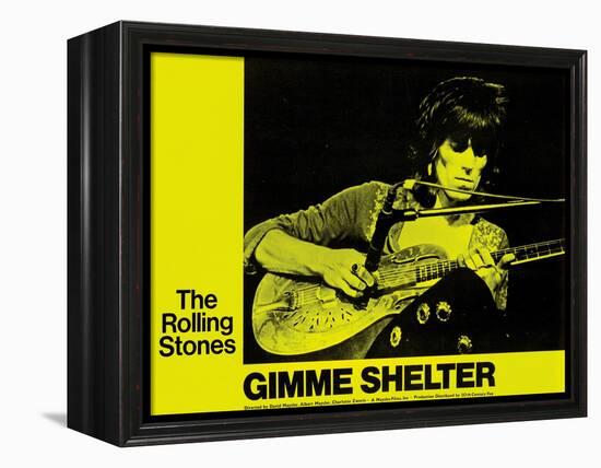 Gimme Shelter, Keith Richards, 1970-null-Framed Stretched Canvas