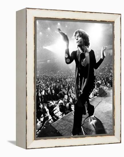 Gimme Shelter, Mick Jagger, 1970-null-Framed Stretched Canvas