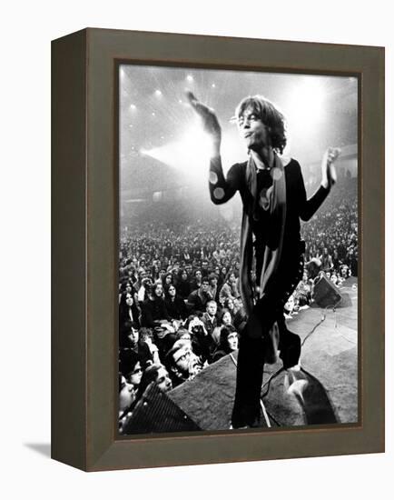 Gimme Shelter, Mick Jagger, 1970-null-Framed Stretched Canvas