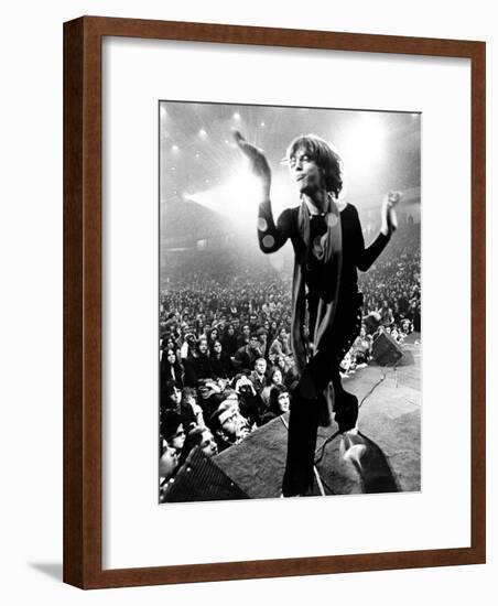 Gimme Shelter, Mick Jagger, 1970-null-Framed Photo