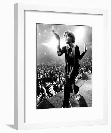 Gimme Shelter, Mick Jagger, 1970-null-Framed Photo