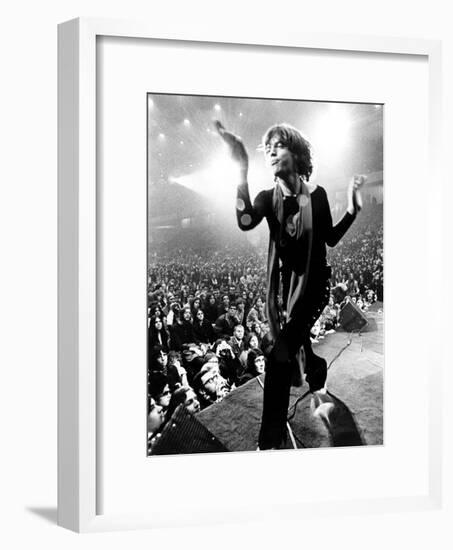 Gimme Shelter, Mick Jagger, 1970-null-Framed Photo