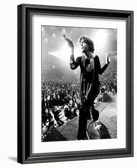 Gimme Shelter, Mick Jagger, 1970-null-Framed Photo