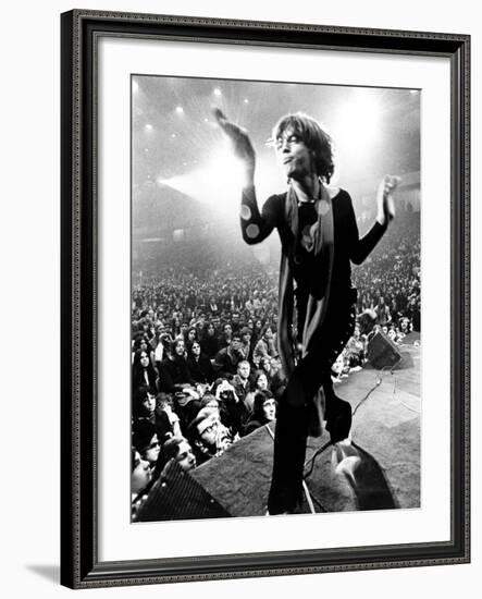 Gimme Shelter, Mick Jagger, 1970--Framed Photo