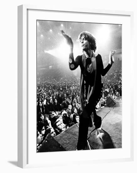 Gimme Shelter, Mick Jagger, 1970--Framed Photo