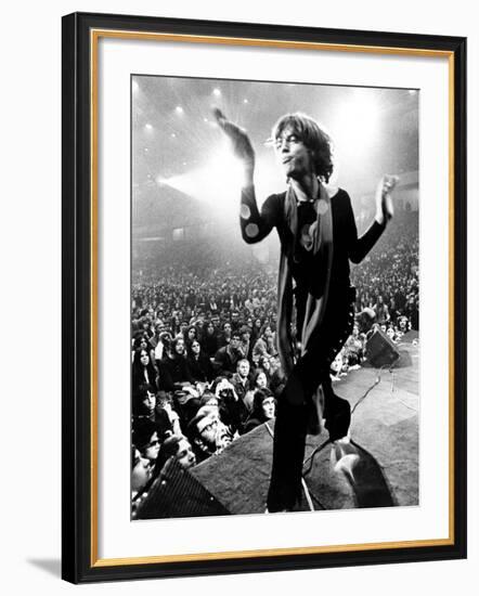 Gimme Shelter, Mick Jagger, 1970--Framed Photo