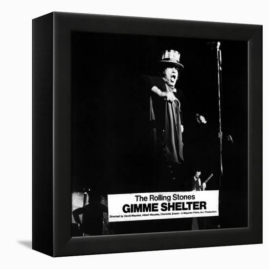 Gimme Shelter, Mick Jagger, 1970-null-Framed Stretched Canvas