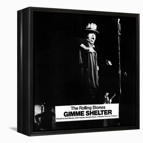 Gimme Shelter, Mick Jagger, 1970-null-Framed Stretched Canvas