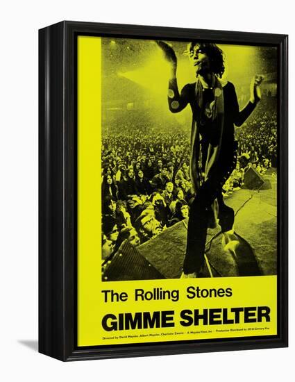 Gimme Shelter, Mick Jagger, 1970-null-Framed Stretched Canvas