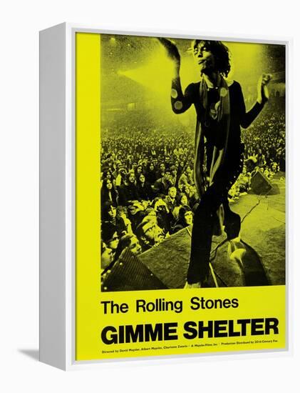 Gimme Shelter, Mick Jagger, 1970-null-Framed Stretched Canvas