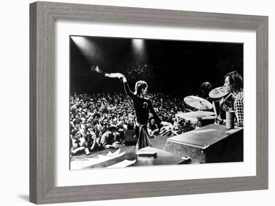 Gimme Shelter, Mick Jagger, Charlie Watts, 1970-null-Framed Premium Photographic Print