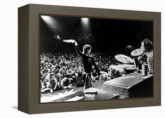 Gimme Shelter, Mick Jagger, Charlie Watts, 1970-null-Framed Stretched Canvas