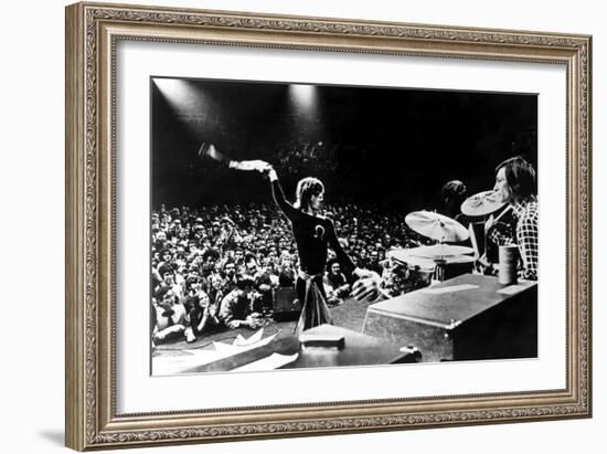 Gimme Shelter, Mick Jagger, Charlie Watts, 1970-null-Framed Photo