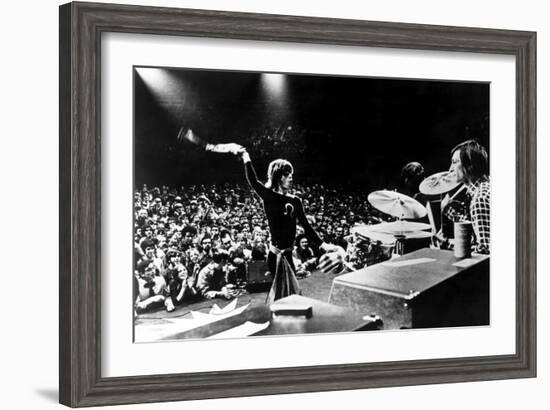 Gimme Shelter, Mick Jagger, Charlie Watts, 1970-null-Framed Photo