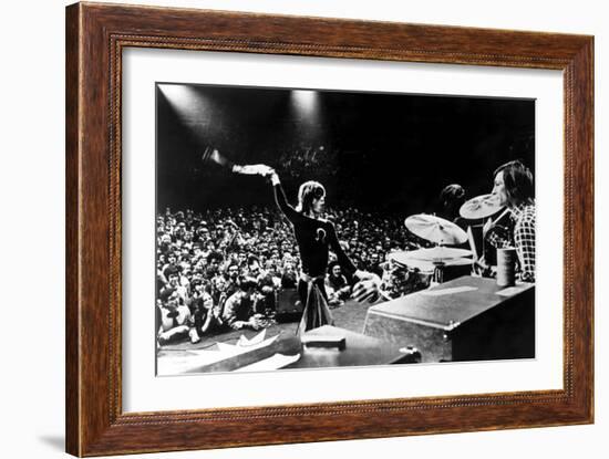 Gimme Shelter, Mick Jagger, Charlie Watts, 1970-null-Framed Photo