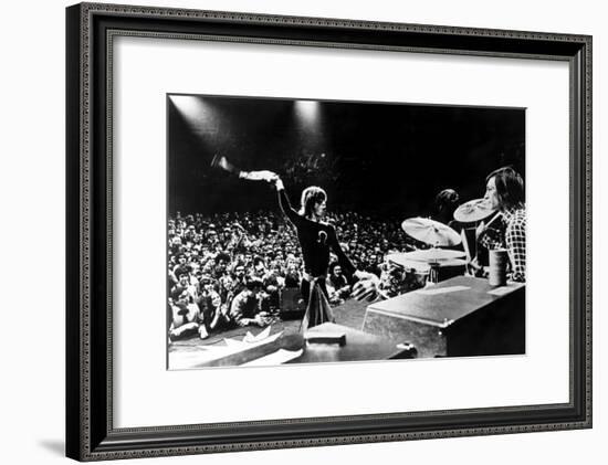 Gimme Shelter, Mick Jagger, Charlie Watts, 1970-null-Framed Photo