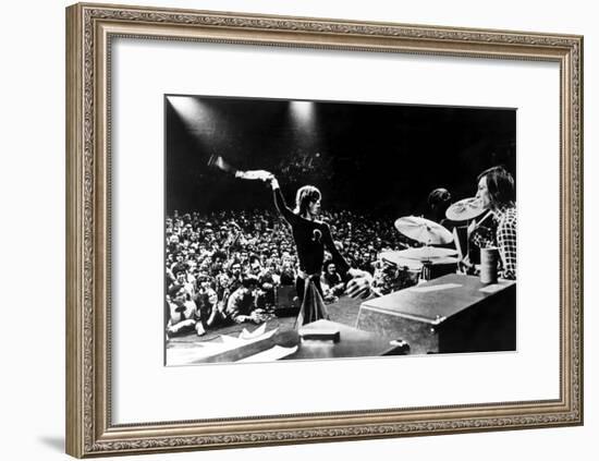 Gimme Shelter, Mick Jagger, Charlie Watts, 1970-null-Framed Photo