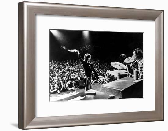 Gimme Shelter, Mick Jagger, Charlie Watts, 1970-null-Framed Photo