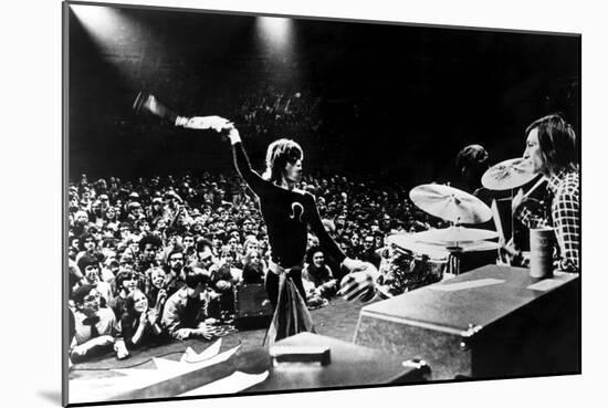 Gimme Shelter, Mick Jagger, Charlie Watts, 1970-null-Mounted Photo