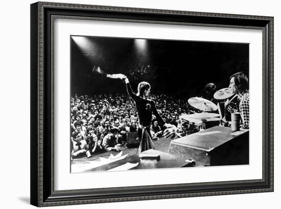 Gimme Shelter, Mick Jagger, Charlie Watts, 1970-null-Framed Photo