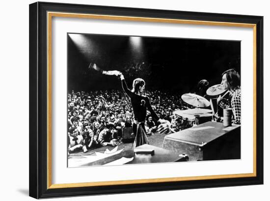 Gimme Shelter, Mick Jagger, Charlie Watts, 1970-null-Framed Photo