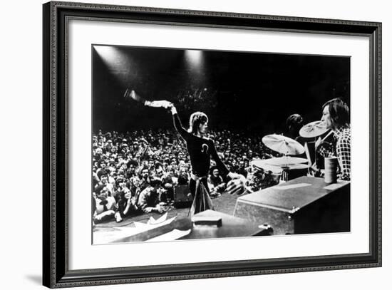 Gimme Shelter, Mick Jagger, Charlie Watts, 1970-null-Framed Photo