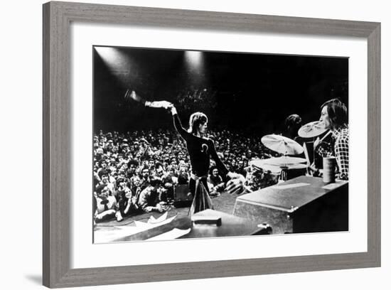 Gimme Shelter, Mick Jagger, Charlie Watts, 1970-null-Framed Photo