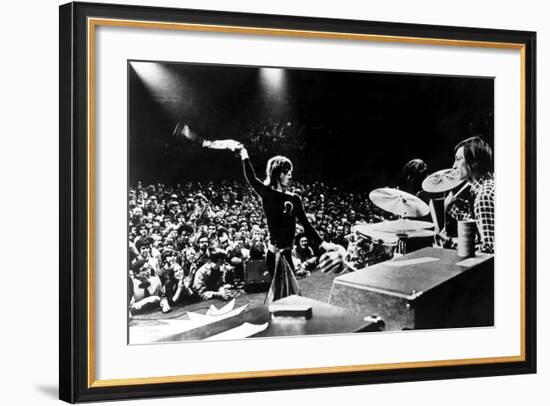 Gimme Shelter, Mick Jagger, Charlie Watts, 1970-null-Framed Photo